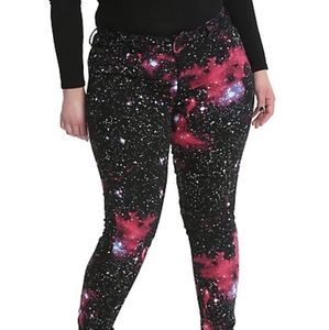 Blackheart galexy print skinny jeans